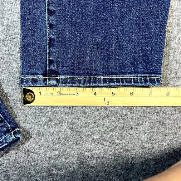 Talbots Womens Jeans Blue Size 14P Modern Ankle Jean High Rise Preppy Mom - Picture 3 of 10